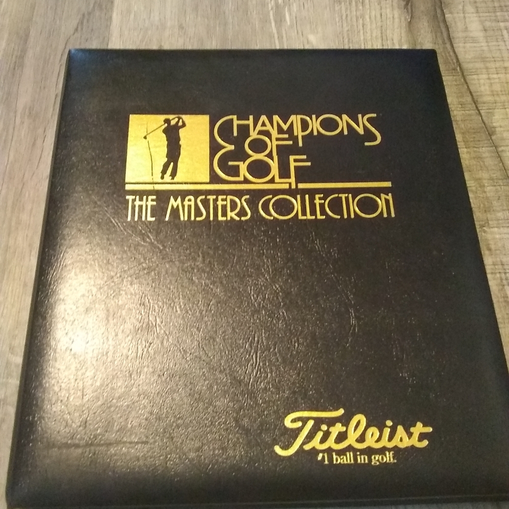 Champions of Golf card album w/ cards